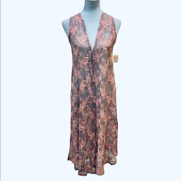 LuLaRoe Other - LULAROE Lace  Beach Coverup / Duster NWT